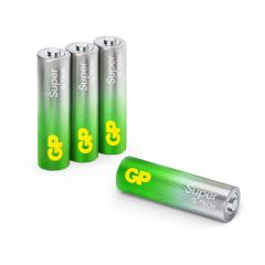 AA pile GP Alkaline Super 1,5V 4 pièces