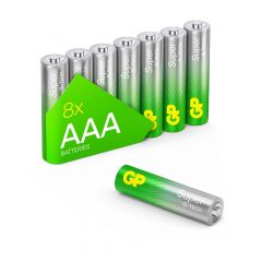 AAA pile GP Alkaline Super 1,5V 8 pièces