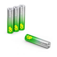 AAA pile GP Alkaline Super 1,5V 4 pièces