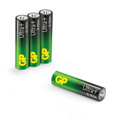 AAA pile GP Alkaline Ultra Plus 1,5V 4 pièces