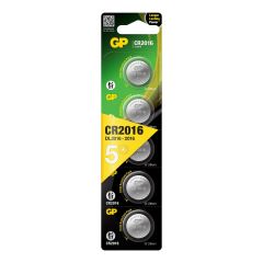 Pile bouton au lithium CR2016 - 5 piles