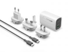 Adaptateur  GP GM3A 65W 3-Ports 2x USB-C 1x-USB-A