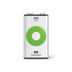 9V pile Rechargeable GP NiMH 200 mAh RECYKO 8,4V 1 pièce