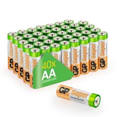 Super Alkaline AA - 40 piles