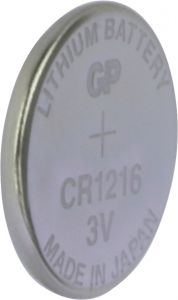 Pile bouton au lithium CR1216 - 1 pile