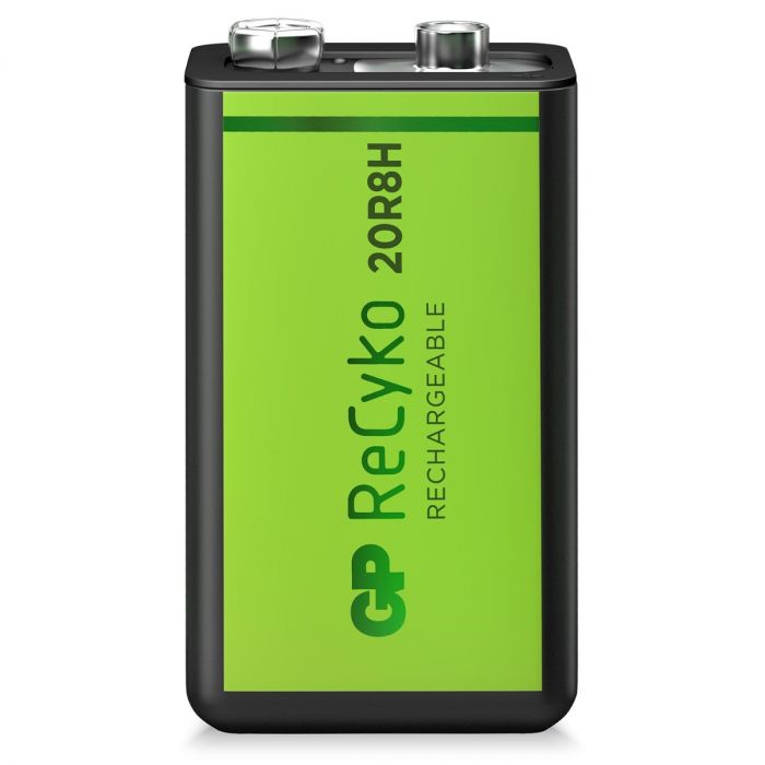 campagne mug rollen Oplaadbare batterij 9V | 1 ReCyko 200 mAh | GP Batteries