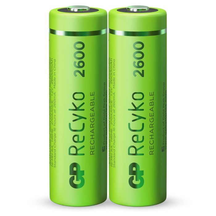 meditatie Volwassenheid Versterken Oplaadbare batterij AA | 2 ReCyko, 2600 mAh | GP Batteries